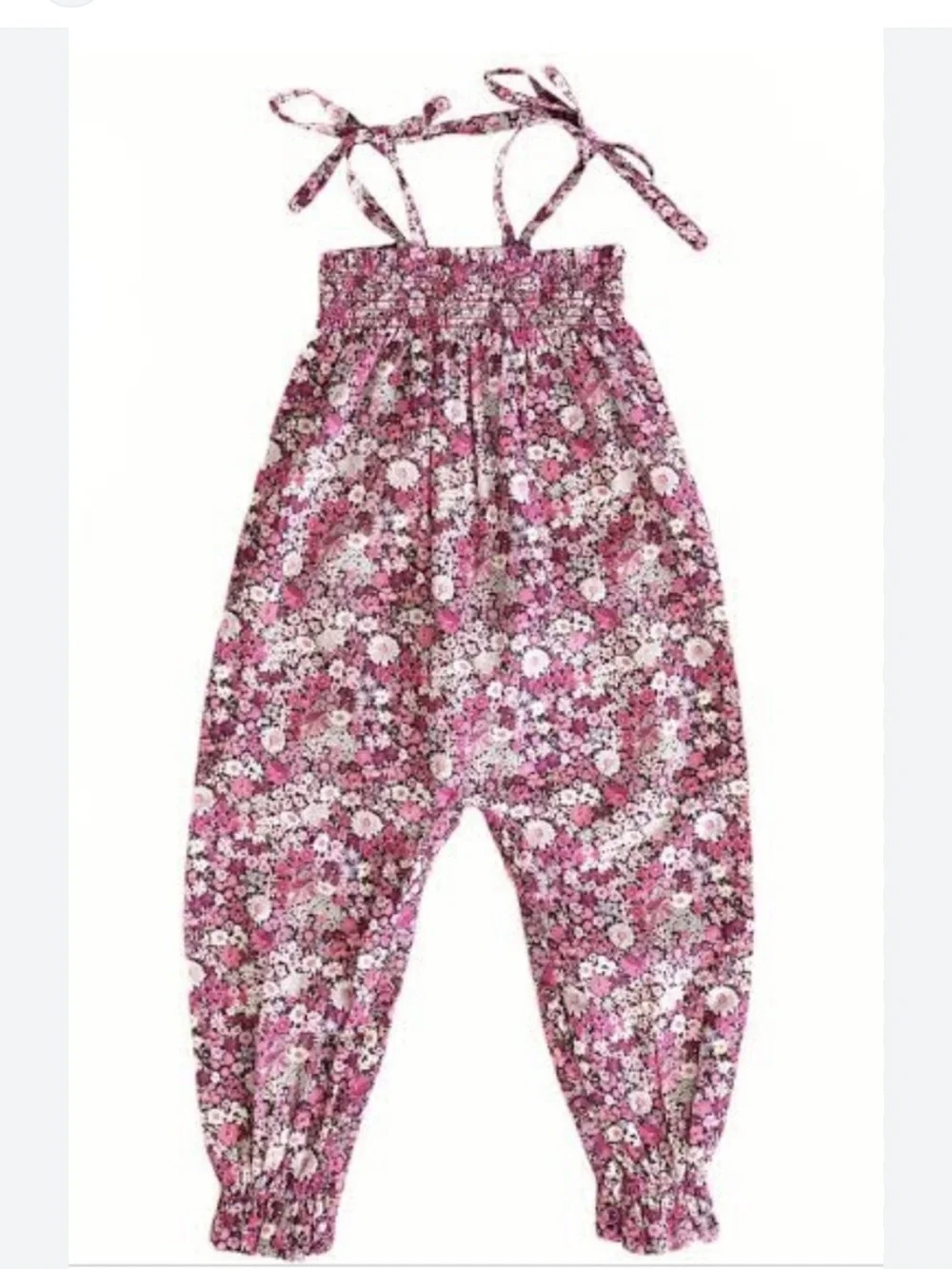 Jamie Kay Summer Playsuit Purple Garden Floral Baby Girl 6-12 months